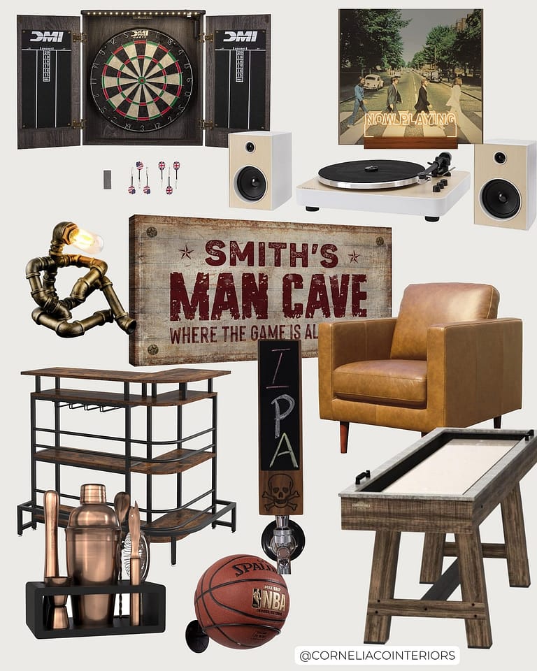 man cave decor picks for father's day